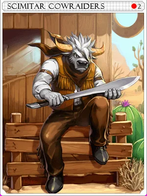 Scimitar Buffalo Bandit Card