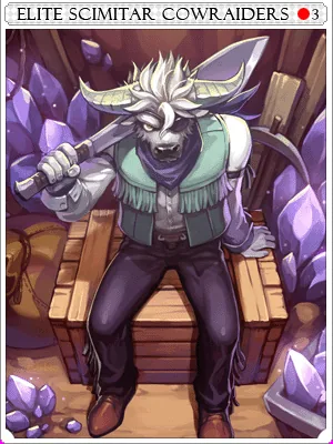 Elite Scimitar Buffalo Bandit Card