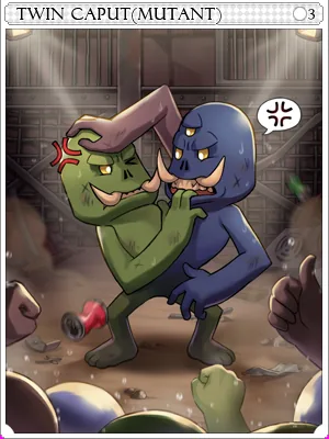 Mutant Twin Caput Card