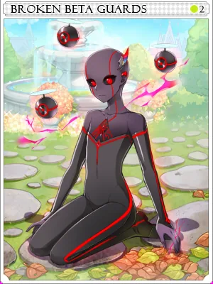 Broken Beta Guards Card