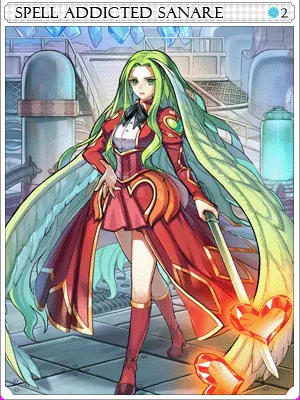 Spell Addicted Sanare Card