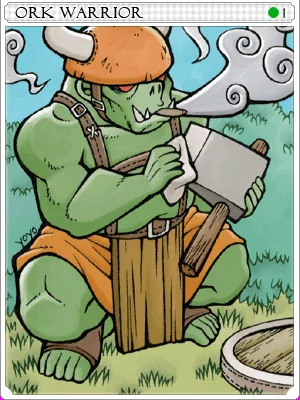 Orc Warrior Card