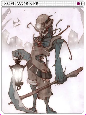 Skeleton Worker Card