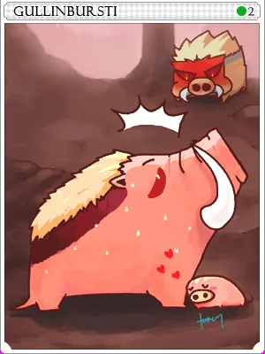 Gullinbursti Card