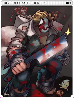 Bloody Murderer Card