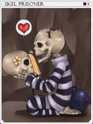 Skeleton Prisoner Card