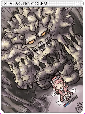 Stalactic Golem Card