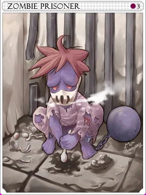 Zombie Prisoner Card
