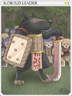 Kobold Leader Card