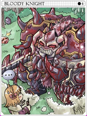 Bloody Knight Card