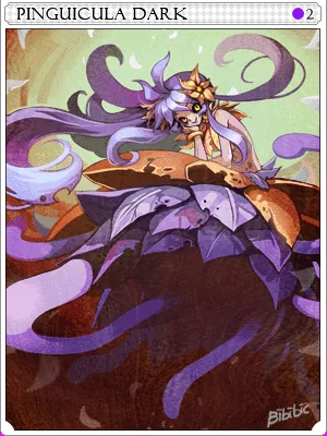 Dark Pinguicula Card