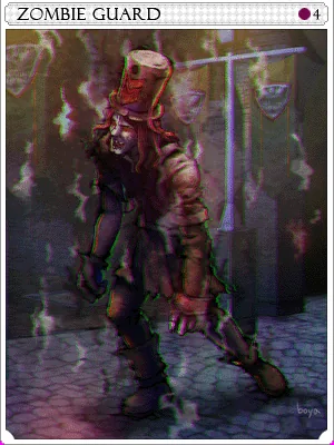 Zombie Guard Card