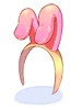 Costume Pink Bunny Hair Band