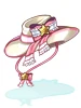 Costume Lolita Ten Gallon Hat