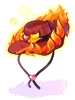 Costume Alive Ten Gallon Hat Of Flame