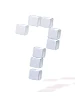 Costume Silver Question Mark