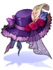 Costume Lady's Feather Hat