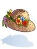 Costume Flower Summer Hat