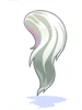 Costume Straight Pony White