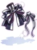 Costume Monochrome Ribbon Hat