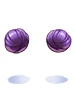 Costume Hair in a Bun(Purple)