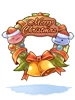 Costume Christmas Wreath
