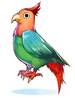 Costume Talkactive Parrot