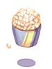 Costume Disposable Popcorn Hat