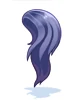 Costume Straight Pony (Blue) (Middle)