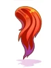 Costume Straight Pony (Red) (Middle)