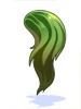 Costume Straight Pony (Green) (Middle)
