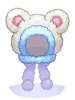 Costume Snow Bear Hood