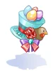 Costume Robin Egg Mini Hat