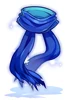 Costume Eremes Scarf (Blue)