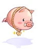 Costume Money Pig Mask