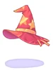 Costume Pointy Hat (Red)