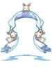 Costume Three Rabbits Ribbon