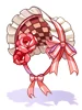 Costume Rose Gothic Bonnet