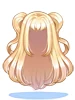 Costume Airy Two Side Up (Blonde)