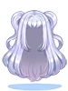 Costume Airy Two Side Up (Silver)