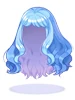 Costume Fluffy Semi-Long Hair(Light Blue)