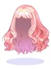 Costume Fluffy Semi-Long Hair(Cherry Blossom)