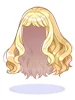 Costume Fluffy Semi-Long Hair(Yellow)