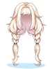 Costume Lightly Braided Low Twin (White)