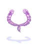 Costume Pigtails Half Up(Purple)