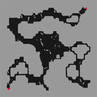 Minimapa de Abyss Lakes Cueva Subterranea F1