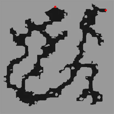 Minimapa de Abyss Lakes Cueva Subterranea F2