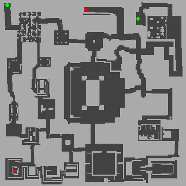 Minimapa de Clock Tower Retorcida F2