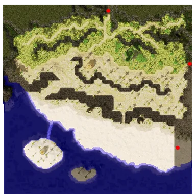 Minimapa de Playa Kokomo
