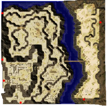 Minimapa de Fortaleza Saint Darmain (Este)